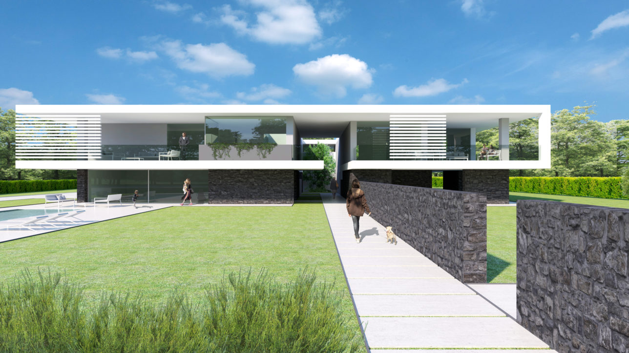 Rendering villa Sant'Eurosia