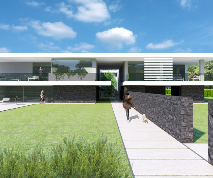 Rendering villa Sant'Eurosia